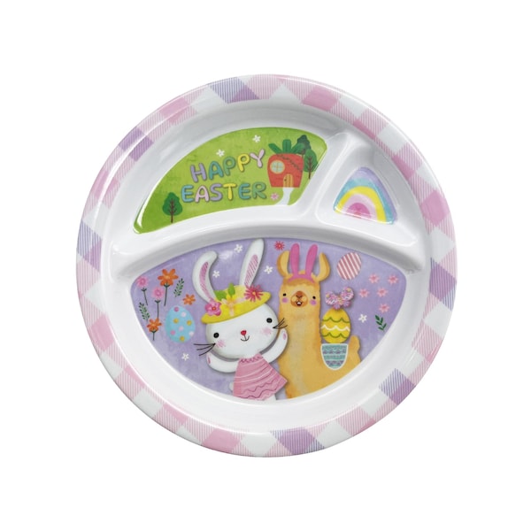 Easter Kids Character Plate Pink each