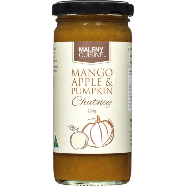 Maleny Cuisine Chutney Apple & Pumpkin 275g