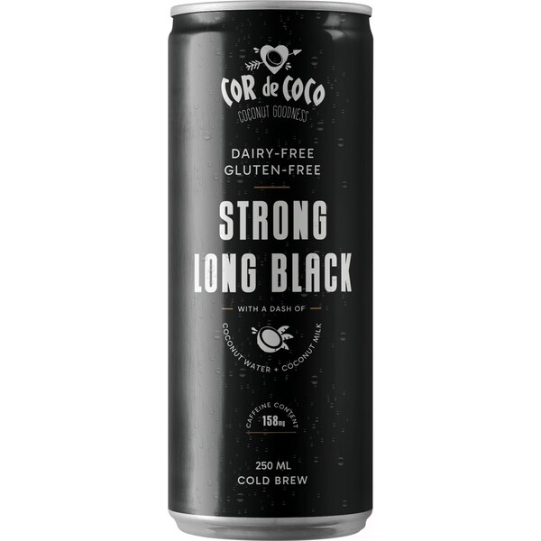 Cor De Coco Strong Long Black Cold Brew 250mL
