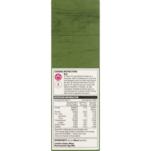 Woolworths Cous Cous 500g bunch