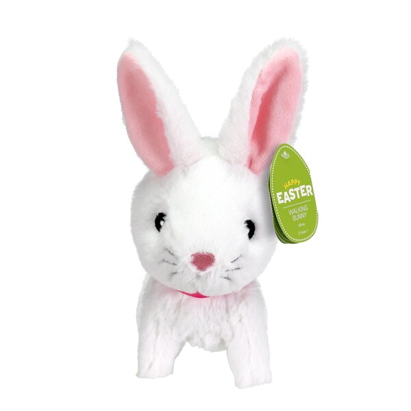 Easter Animated Walking Bunny Toy White each