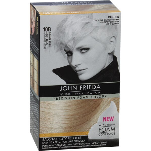 John Frieda Precision Foam 10b Extra Light Beige Blonde Each