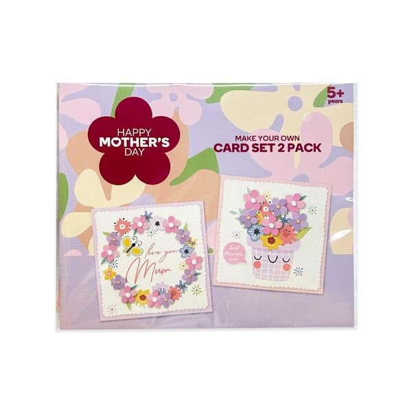 Mother's Day Make Your Own Card Set 2 pack