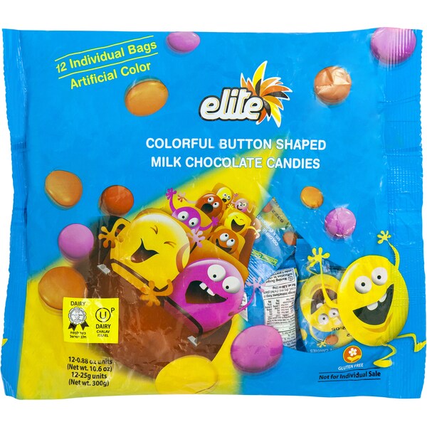 Elite Chocolate Mini Lentil Smarties 300g