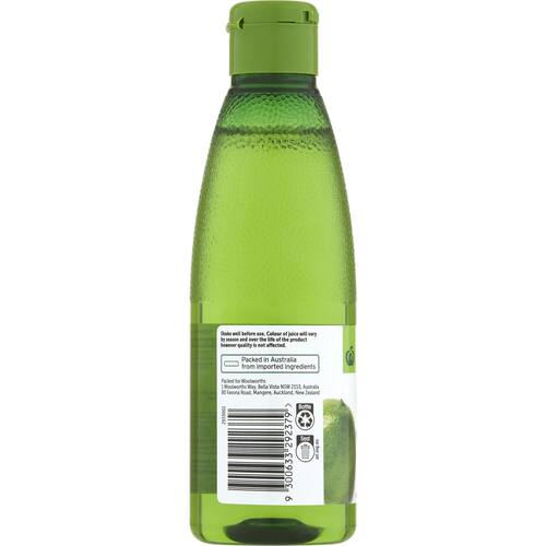 Woolworths Citrus Juice Lime 250ml bunch