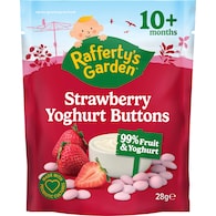 Rafferty's Garden Baby Food Strawberry Yoghurt Buttons 12+ Months