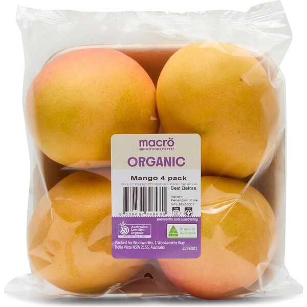 Macro Organic Mango 4 pack