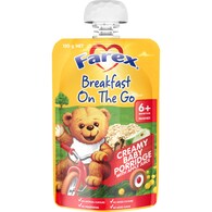 Farex Breakfast On The Go Creamy Baby Food Porridge 6+ Months