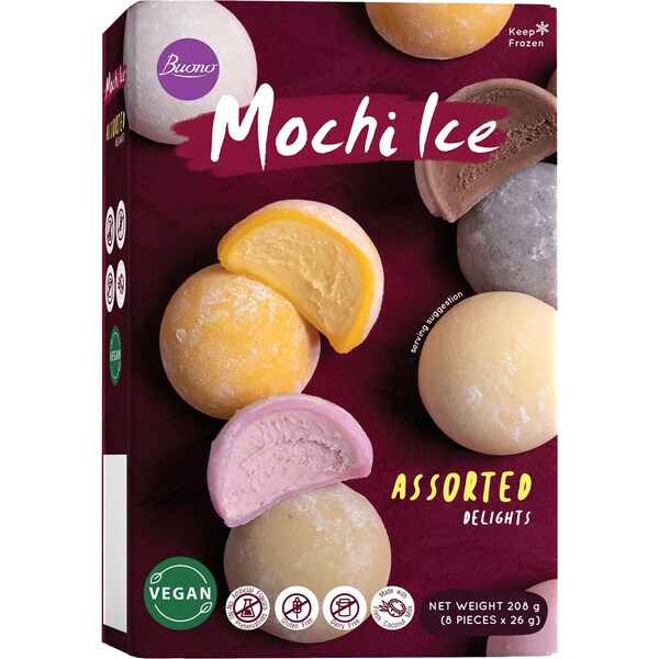 Buono Mochi Ice Assorted Delights 8 pack