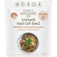 Simply Wholesome Pantry Instant Nourish Bowl Lentils & Ancient Grains