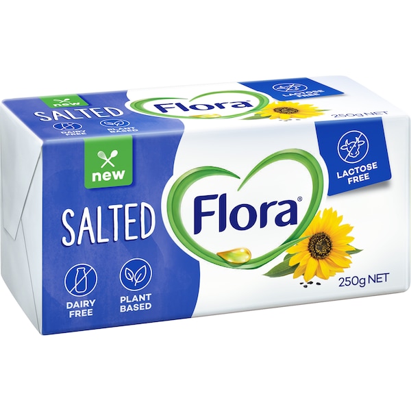 Flora Lactose Free Block Salted 250g