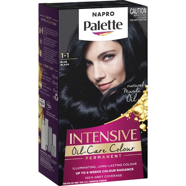 Napro Palette Black Hair Dye 1.1 Blue Black Hair Colour each