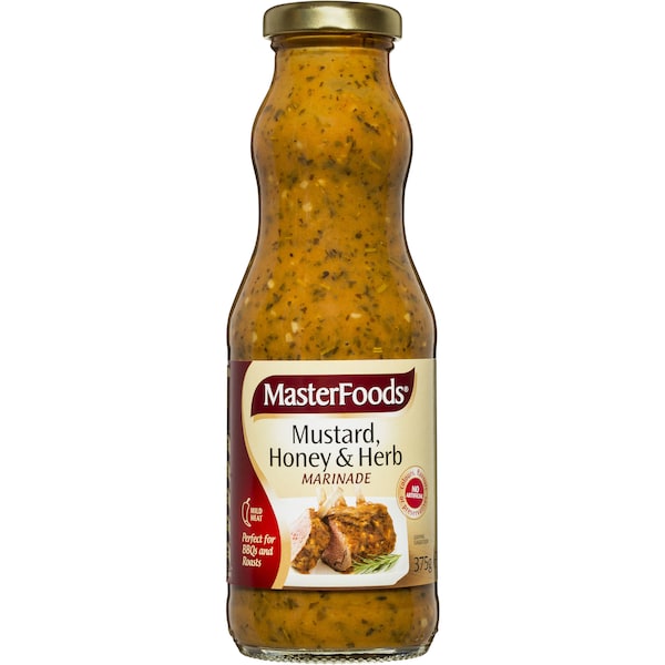 MasterFoods Marinade Mustard, Honey & Herb 375g