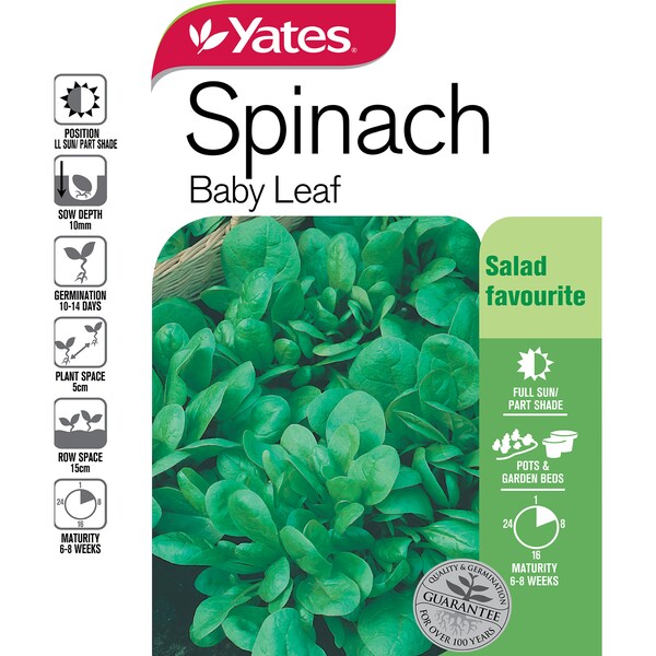 Yates Spinach Baby Leaf each