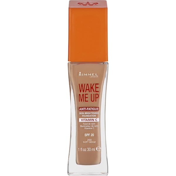 Rimmel London Wake Me Up Fdn Soft Beige SPF 15 30mL