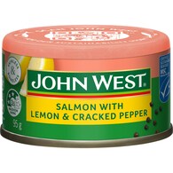 John West Salmon With Lemon Cracked Pepper