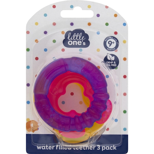 Little Wishes Teether Water Filled 3 Pack