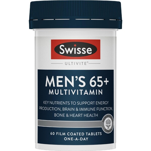 Swisse Ultivite Men's 65+ Multivitamin Tablets 60 pack