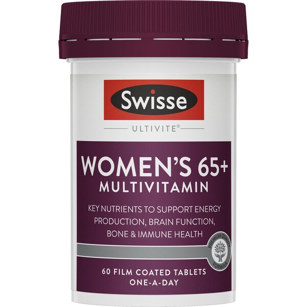 Swisse Ultivite Women's 65+ Multivitamin Tablets 60 pack