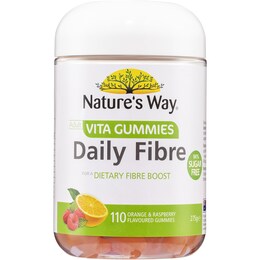 Nature's Way Vitagummies For Adults Daily Fibre 110 pack – Woolworths