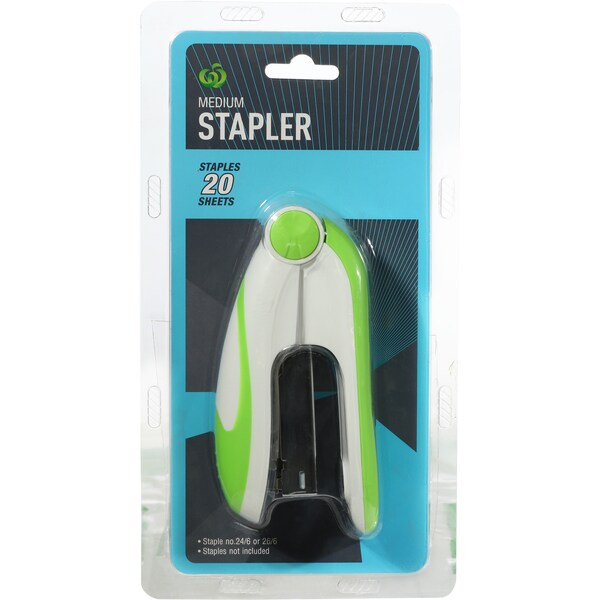 Woolworths Essentials Stapler Medium each