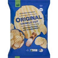 Woolworths Crinkle Cut Chips Original Crinkle Cut Original