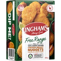 Ingham's Free Range Chicken Breast Ciabatta Nuggets
