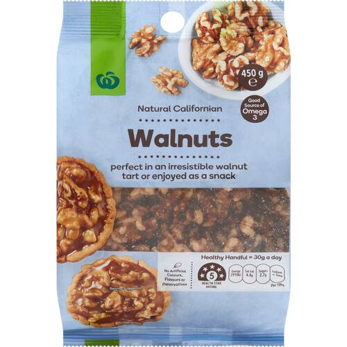 Woolworths Walnuts Californian 450g bunch