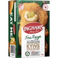 Ingham's Free Range Chicken Breast Kyivs Garlic Butter