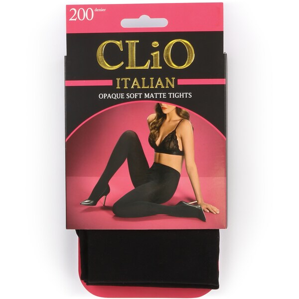 Clio 200d Opaque Tights Black Tall Each