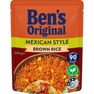 Ben's Original Brown Mexican Style Microwave Rice Pouch