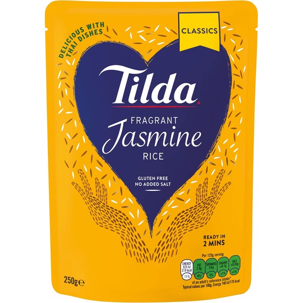 Tilda Fragrant Jasmine Rice Classics 250g