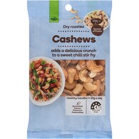 Woolworths Cashews Dry Roasted