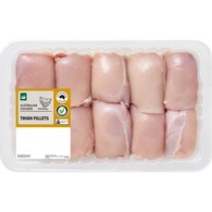 Woolworths RSPCA Approved Chicken Thigh Fillets Skinless