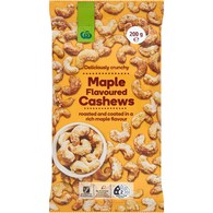 Woolworths Cashews Maple Flavoured