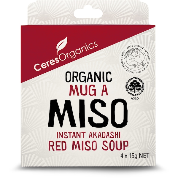 Ceres Organics Organic Mug A Miso Instant Akadashi Red Miso Soup 60g