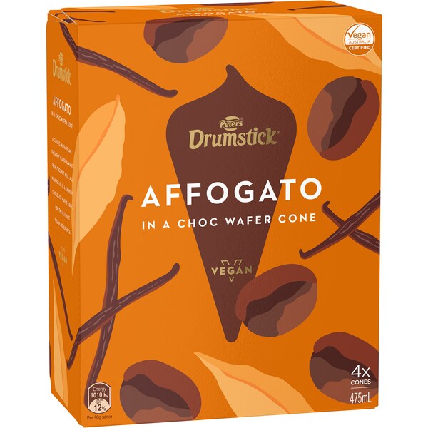 Peters Drumstick Vegan Affogato Cones 4 pack