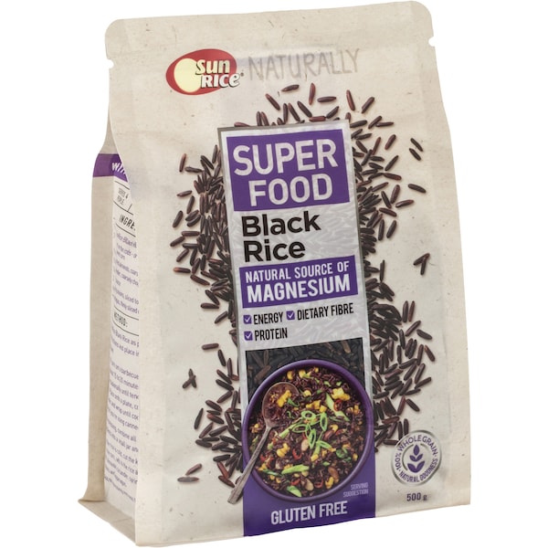 Sunrice Gourmet Rice Forbidden Black 500g