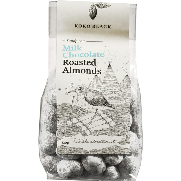 Koko Black Sandpiper Almond Milk Chocolate Buttons 120g