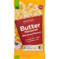Woolworths Microwave Popcorn Butter Flavoured