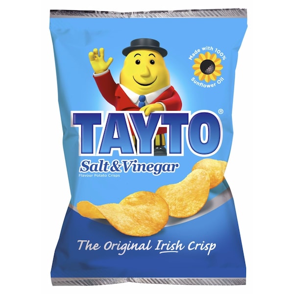 Tayto Snacks Salt & Vinegar Crisps 37g