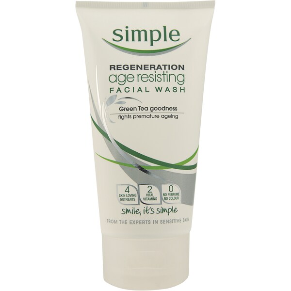 Simple Regeneration Facial Wash Age Resisting 150ml