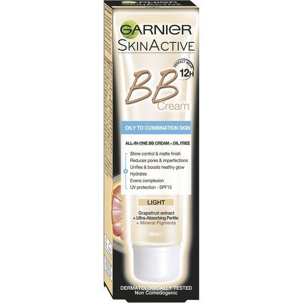 Garnier All-in-One Oil Free BB Cream Light SPF 15 40mL
