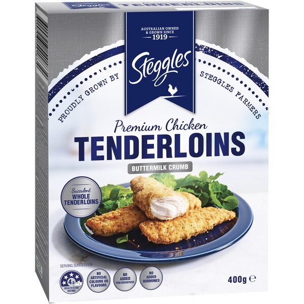 Steggles Chicken Tenderloins Butter Milk 400g