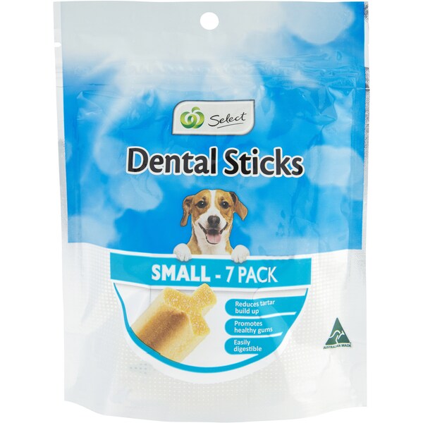 Woolworths Select Treat Dental Sticks Small 7pk