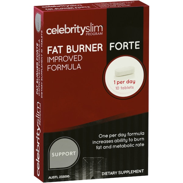 Celebrity Slim Fat Burner Forte 1 Per Day Tablets 10 Pack