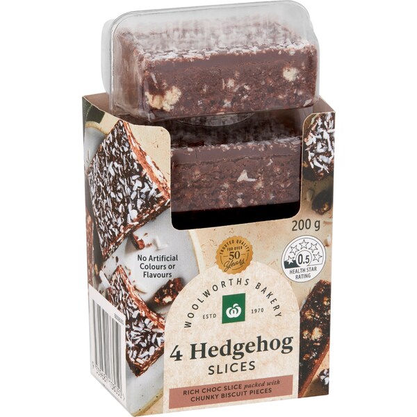 Woolworths Hedgehog Slices 4 pack