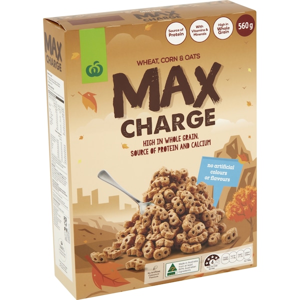 Woolworths Max Charge Cereal 560g