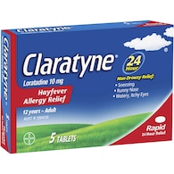 Claratyne Hayfever Allergy Relief Antihistamine Tablets