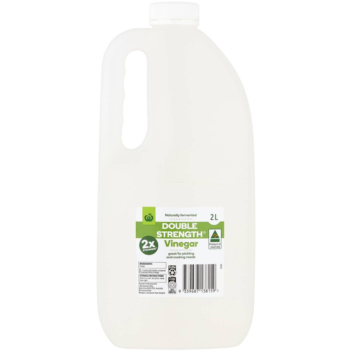 Woolworths Double Strength White Vinegar 2l bunch